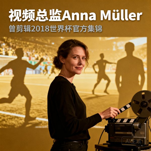 视频总监Anna Müller，曾剪辑2018世界杯官方集锦